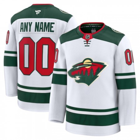 Maillot de Hockey Minnesota Wild Personnaliser Fanatics Premium 2024-25 Blanc Extérieur - Homme